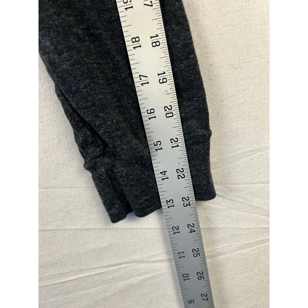 Polo Ralph Lauren Mens V-Neck Long Sleeve T-Shirt Charcoal Grey Heather Small